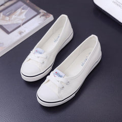 Women shoes canvas shoes comfortable shoes slip-on Korean tide students set foot  flat shoes