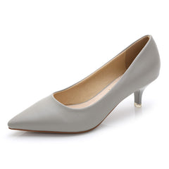 34-43 Woman Shoes Genuine Leather inside Low Heels Women Pumps Stiletto Women's Work shoe Pointed Toe Wedding Shoes