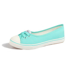 Women Shoes Ballet Flats Loafers Casual Breathable Women Flats Slip On Fashion Canvas Flats Shoes Women Low Shallow Mouth