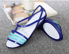 Women Shoes Casual Flat Sandals Jelly Shoes Comfortable Summer Ladies Shoes Flip Flops High Quality Women Sandals