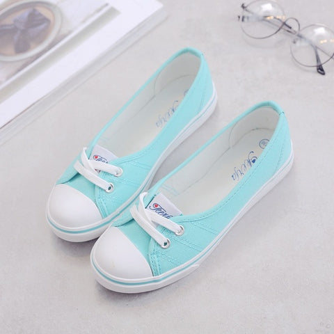 Women shoes canvas shoes comfortable shoes slip-on Korean tide students set foot  flat shoes