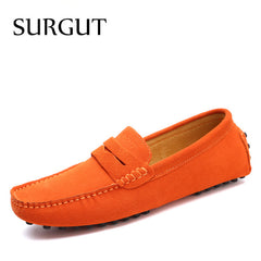 Fashion Summer Style Soft Moccasins Men Loafers High Quality Genuine Leather Shoes Men Flats Gommino Driving Shoes