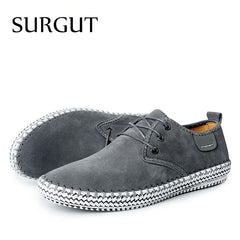 Minimalist Design 100% Genuine Suede Leather Mens Leisure Flat Brand Spring Formal Casual Dress Flat Oxford Shoes