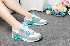 Women Sneakers Autumn Tenis Feminino Casual Shoes Outdoor Walking Shoes Women Flats Pink Lace Up Ladies Flats