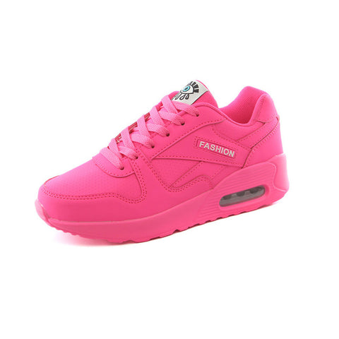 Women Sneakers Autumn Tenis Feminino Casual Shoes Outdoor Walking Shoes Women Flats Pink Lace Up Ladies Flats