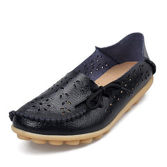 New Arrival Women Flats Shoes Women loafers Ladies Slip on Flats 9 color Genuine Leather Driving Shoes Women Shoes