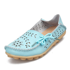 New Arrival Women Flats Shoes Women loafers Ladies Slip on Flats 9 color Genuine Leather Driving Shoes Women Shoes