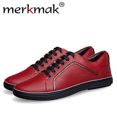 Vintage Genuine Leather Men Shoes Casual Handmade Breathable Spring Autumn Ankle Men Flats Shoes