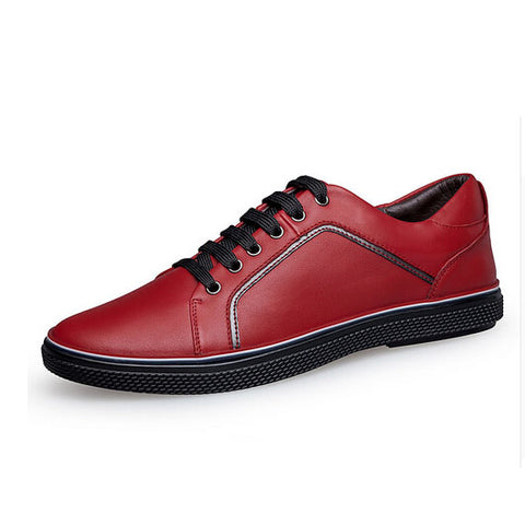 Vintage Genuine Leather Men Shoes Casual Handmade Breathable Spring Autumn Ankle Men Flats Shoes