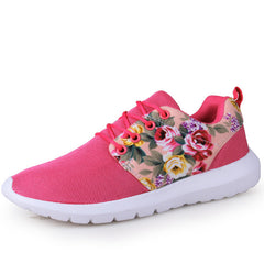 Sneakers Women Trainers Breathable Print Flower 90 Casual Shoes Woman Summer Mesh Low Top Shoes