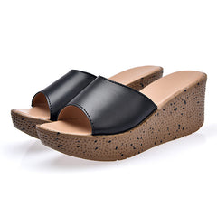 Women Sandals Summer Wedges Sandals Women Slippers Platform Shoes Beach Sandals Flat Slippers Ladies Shoes Peep Toe