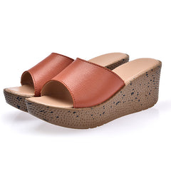 Women Sandals Summer Wedges Sandals Women Slippers Platform Shoes Beach Sandals Flat Slippers Ladies Shoes Peep Toe