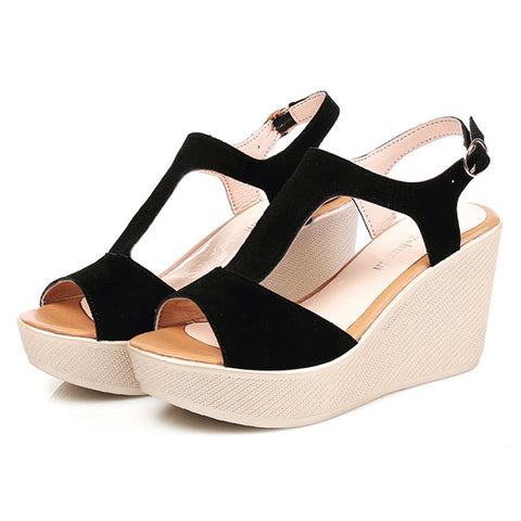 Wedges Sandals Platform Shoes Women Sandals Summer Shoes Woman Open Toe Platform Sandals Shoes