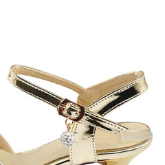 Women Sandals Shoes Gold Silver Peep Toe High Heel Sandals Gladiator Sandals Female Shoes Bling Fashion Women Heel Shoes Woman